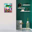 «Dog Vase Collage» par Holly McGee, art mural sur toile-275367621