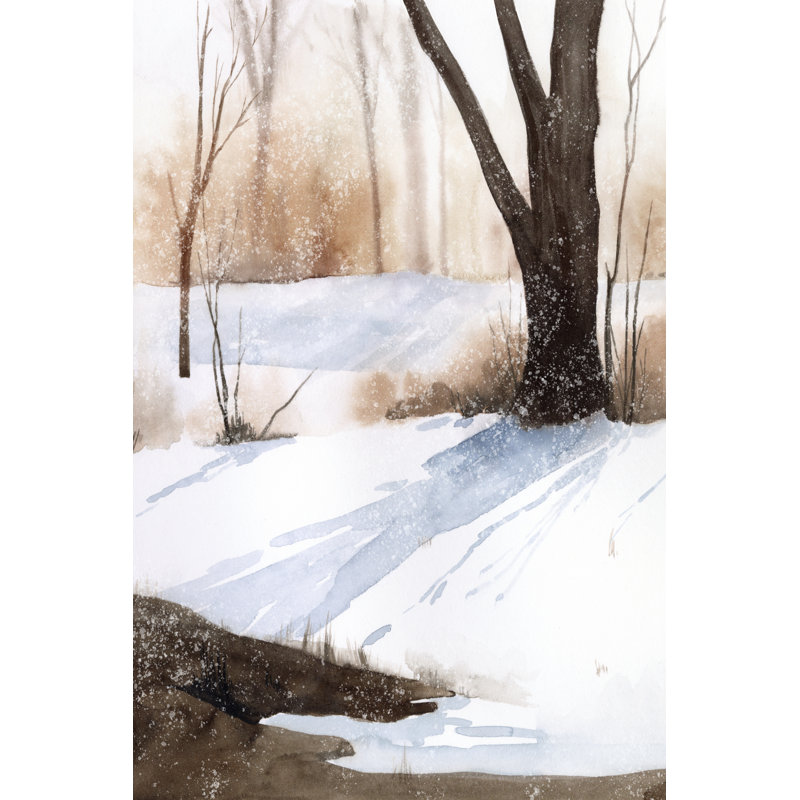 Snowland II by Grace Popp - Wrapped Canvas Painting, 91cm H x 61cm W