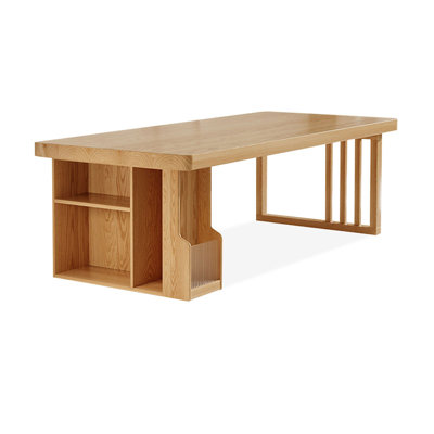 Bureaux rectangulaires en bois massif Burlywood