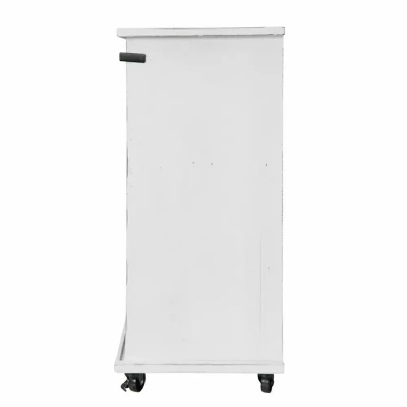 Savoie Solid Wood Top Kitchen Cart