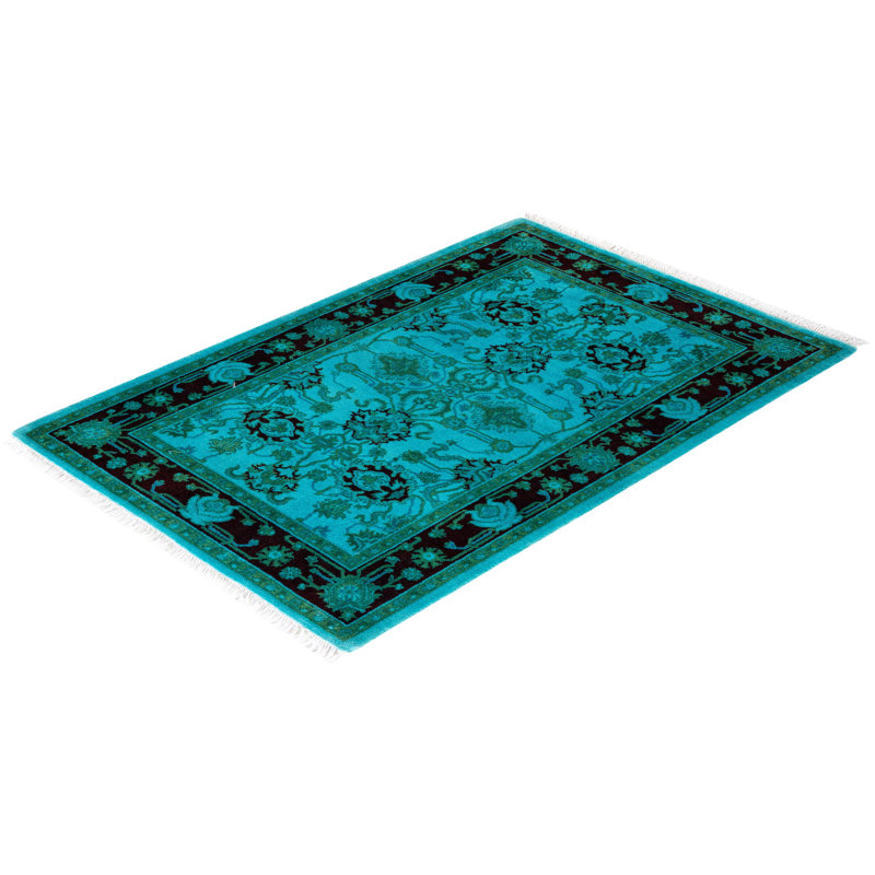 Fine Vibrance One-of-a-Kind 2' 9" X 4' 1" Hand Knotted Area Rug