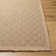 Outdoor Jute-Look Checkered Rug Tan/Brown_MGE2310