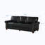 Classic Living Room Round Arm Sofa-2080612561