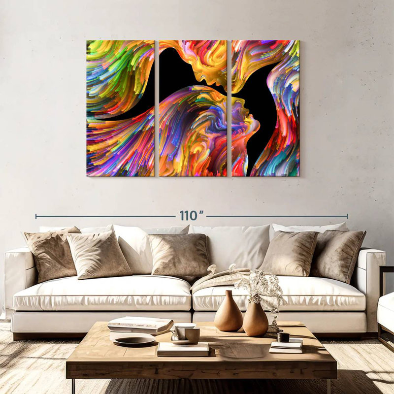 Avery Abstract Affection, 48" H x 74" W