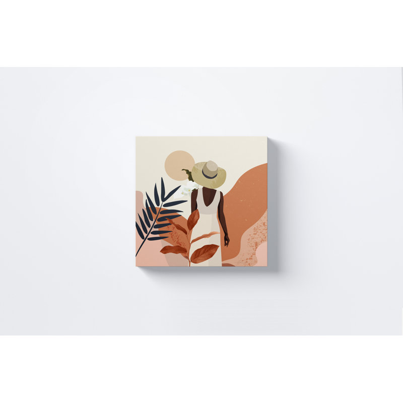 «Ebony's Home Coming African American Woman» par Ify Ojo, impression sur toile tendue, H 16 po x l 16 po x P 3 po