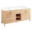 72" Burfield Double Bathroom Vanity Set with Oval Undermount Sinks-693843960-695764931-695764958