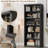 71.8"H x 27.5"W Wooden Bookcase with Elegant Crown Molding, Wide Book Shelves for Living Room or Office-1994021238