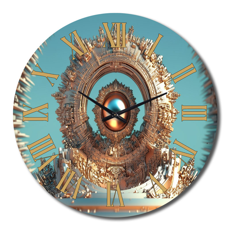 Horloge murale en métal, Grand