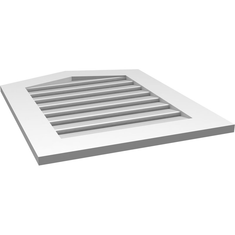 Ventilé à pignon en uréthane fonctionnel à hauteur de crête fonctionnelle 4/12, brun clair apprêté