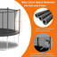 Trampoline 10 pi avec filet de sécurité, trampoline d'extérieur avec tapis de saut robuste et rembourrage pour enfants et adultes