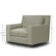 Sterne Leather Swivel Armchair