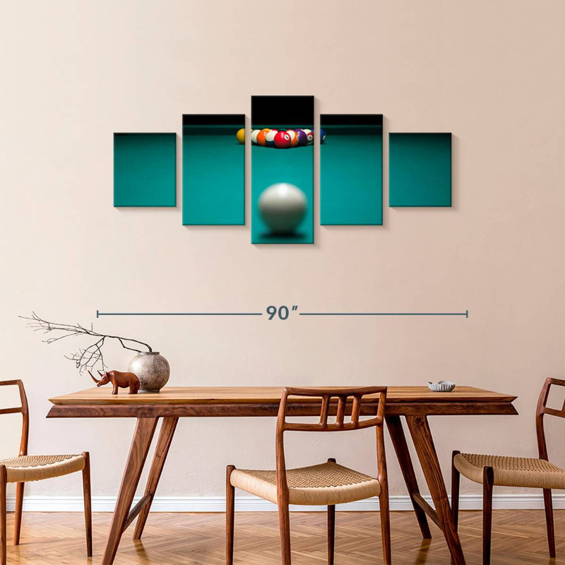 Pool Table, 36" H x 80" W