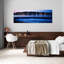 Boathouse Row lit up at dusk Philadelphia Pennsylvania USA 1 Piece Wrapped Canvas Panoramic Wall Art-1420389634