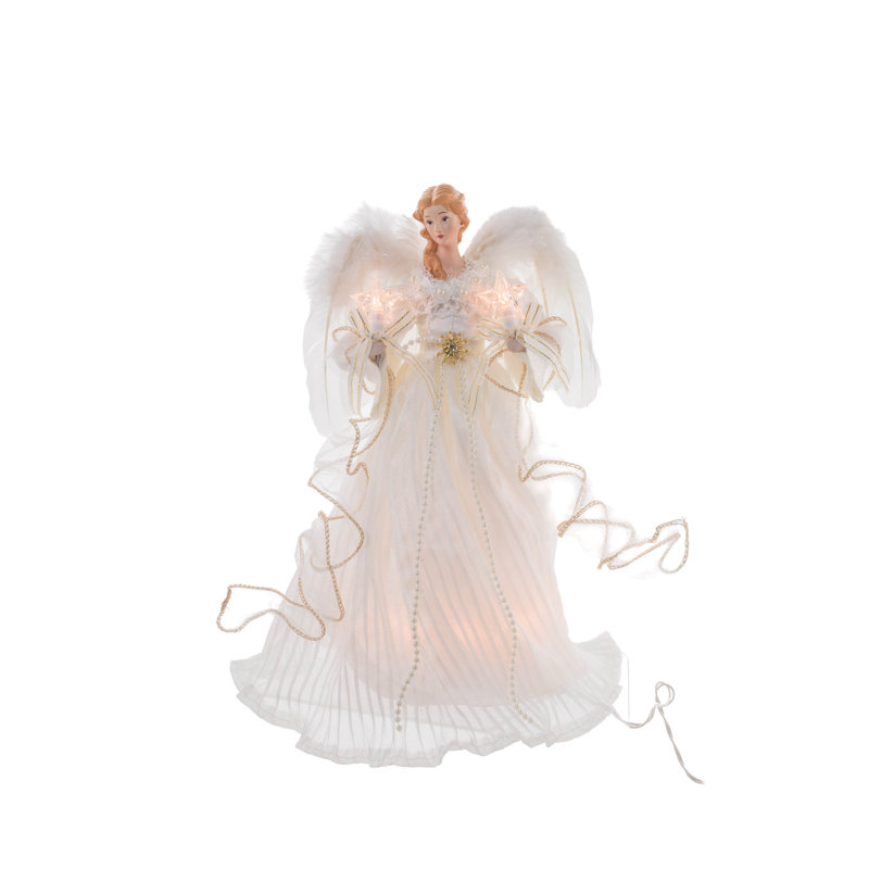 Frederich 13.5'' Solid Colour Fabric Tree Topper