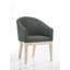 Ensemble de 2 fauteuils demi-tonneau l 23 po en tissu