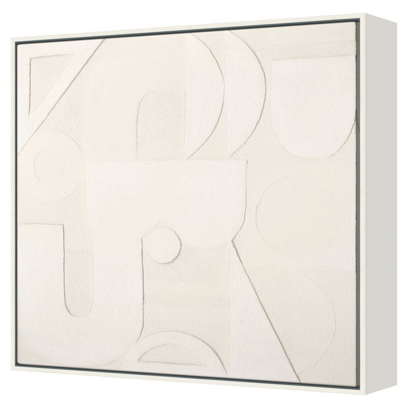 Marbre par Shana Blakley - reproduction de cadre flottant sur toile, H 30 po x l 30 po
