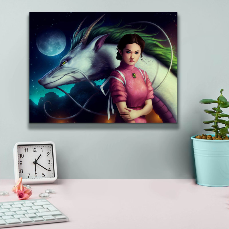 Trinx «Dragon Night» par Jojoesart, H 12 po x l 16 po x P 0,75 po