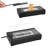 Rectangle Glass Large Tabletop Fireplace 13.8"  Portable Fire Bowl Pot Clean Burning Fireplace for Indoor Outdoor Patio Parties Events