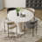White Round Sintered Stone Dining table-119542166