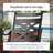 6 - Person Metal Patio Dining Set With Square Table, Cushions Included-757669428
