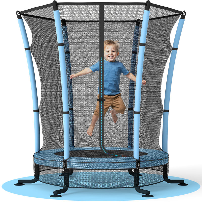 Maxway Furniture ft Round Kid / Toddler Trampoline, Blue