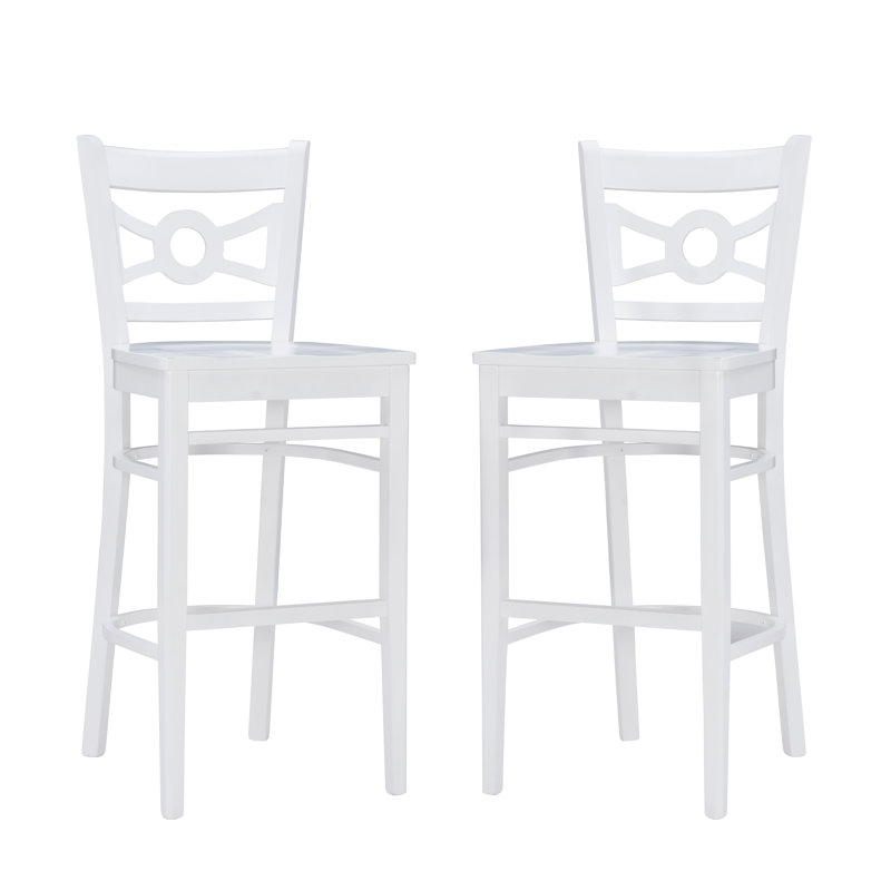 Tabouret de bar 30 po Michalah, Blanc