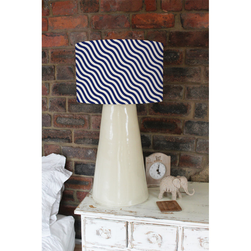 Drum Cotton Lamp Shade ( Uno ), 22cm H x 25cm W x 25cm D