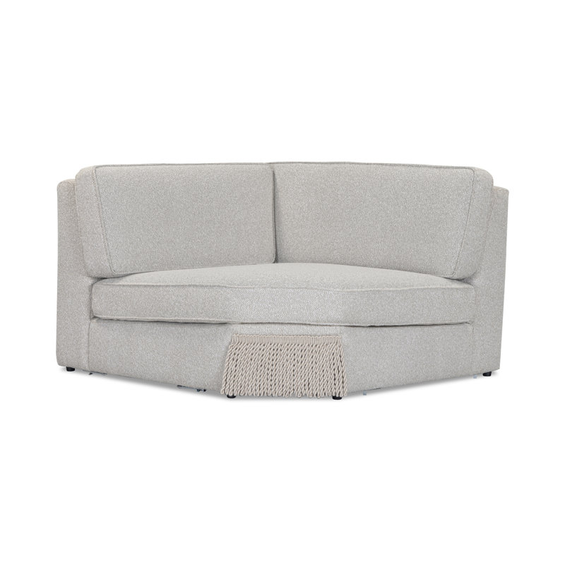 Coussin à oreilles gris chaud Yvette