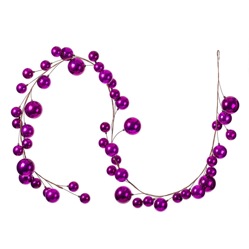 Guirlande 10 pi Vickerman, Fuchsia