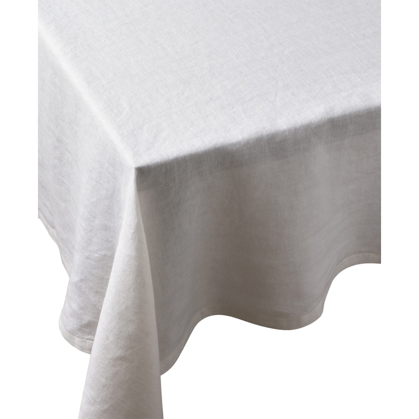 Year & Day Linen Tablecloth, Gray