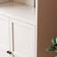 Armoire de cuisine en métal - grand rangement avec tablettes réglables, structure en acier inoxydable robuste, armoire autoportante