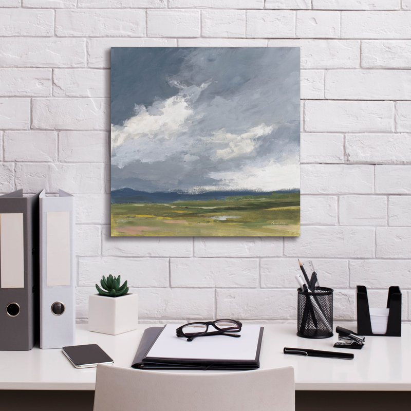 Art mural sur toile Winston Porter «August Storm Honeybloom» par Pamela Munger, H 18 po x l 18 po x P 0,75 po