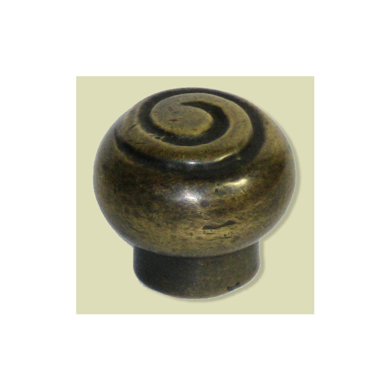 Mushroom Knob, 1" H x 1" W x 0.63"