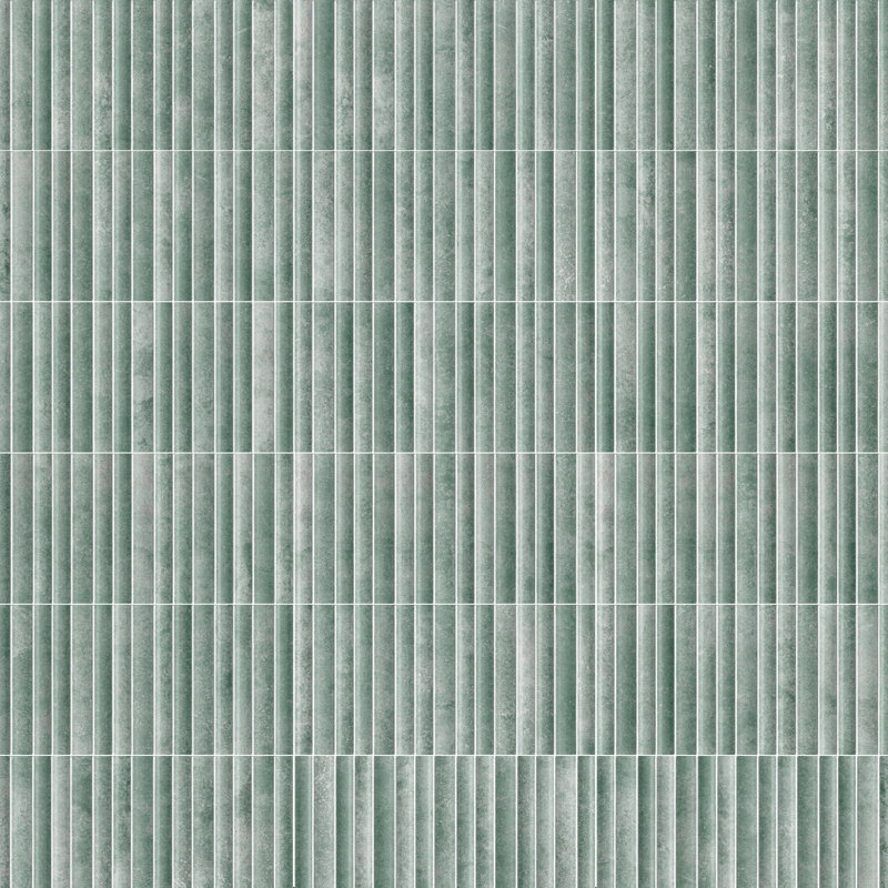 Rubik 5.88" x 11.75" Ceramic Patterned Tile, Blue