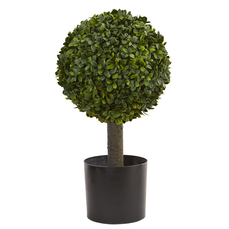 Topiaire buis artificiel en pot