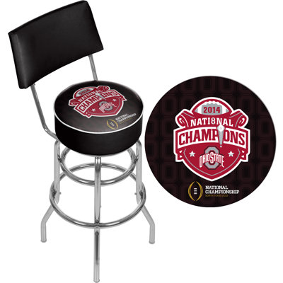 Ohio State University Swivel Upholstered Counter Stool