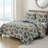 Shell Treasure Coastal Polyester Standard Striped Quilt-1322950782-1322950777