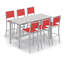 Travira Outdoor 7 - Piece Dining Set-208581502-223762943