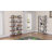 Kazys 71"H x 47"W 5-Tier Wood Vintage Industrial Etagere Bookcase-1615602448