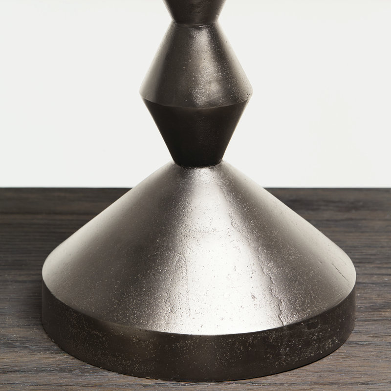 Mirabelle Tray Top Pedestal End Table