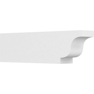 6"W x 10"H x 36"L Standard Newport Architectural Grade PVC Rafter Tail