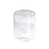 Double Take Vase-Clear Seeded-Tall