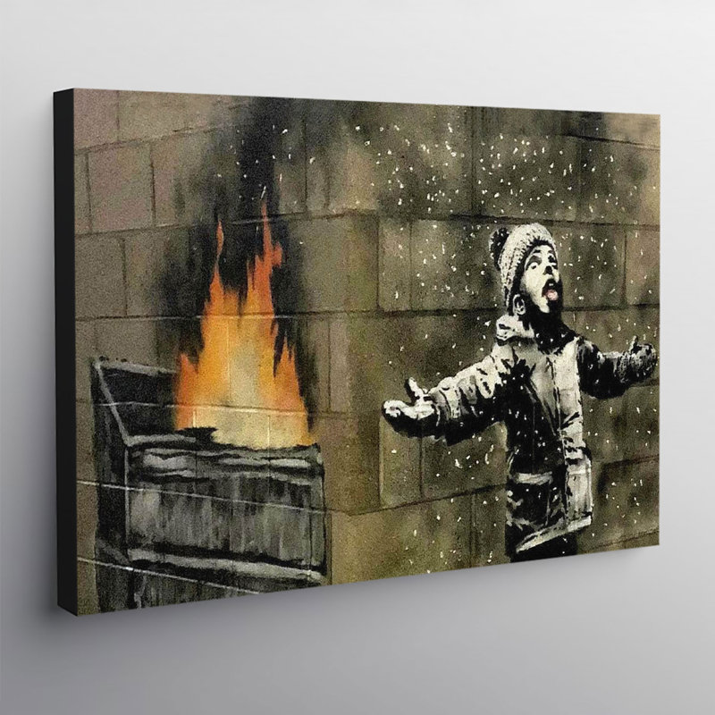 Snow - Wrapped Canvas Print, 30.5cm H x 41cm W x 4cm D