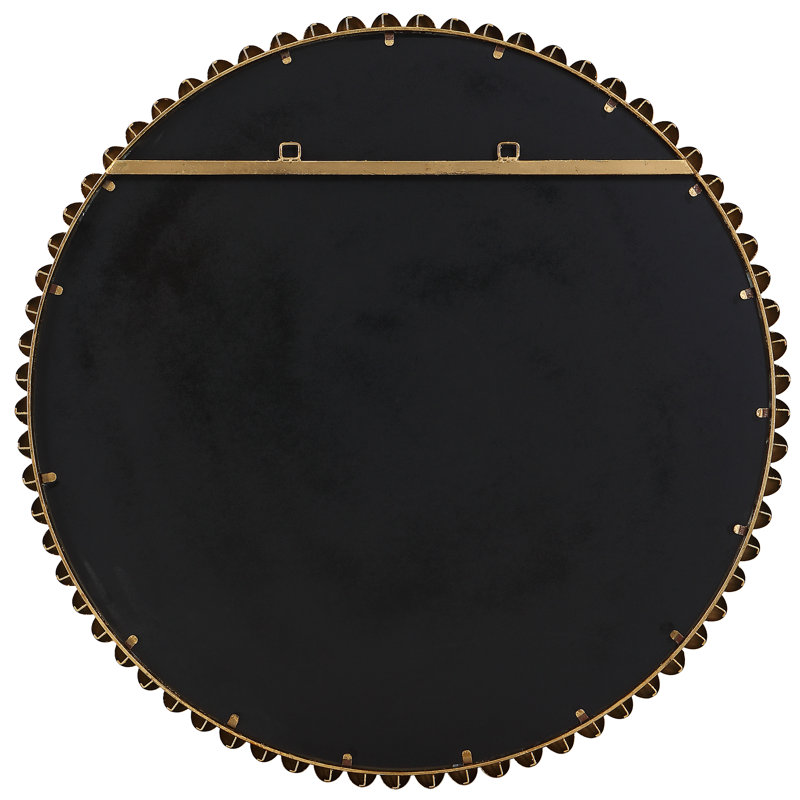 Herb Metal Round Wall Mirror