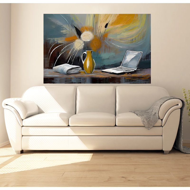 Floral Still Life, 20" H x 30" W