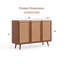 Buffet décoratif avec portes et tablettes