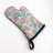 Rainbow Abstract Oven Mitt Cotton Twill