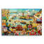  «Summer» par Glada Konsten, art mural en verre acrylique, 24 po x 16 po