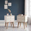 Manufactured Wood Bedside Table Sets of 2-2042315533