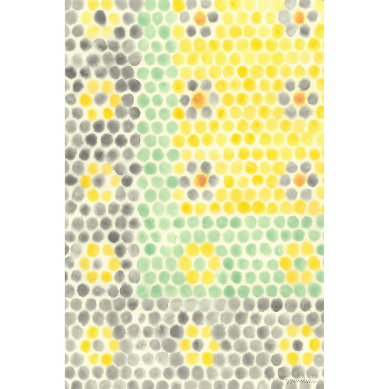 Floral Linoleum II by Vanna Lam - Wrapped Canvas Art Prints, 46cm H x 30cm W